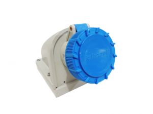 Soquete de Parede 90º 2P+T 16A 220V 6H IP67 Palazzoli 509126 Soquete de Parede 90º 2P+T 16A 220V 6H IP67 Palazzoli 509126