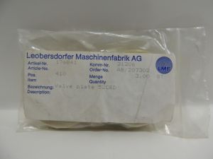 Placa de Válvula Leobersdorfer Maschinenfabrik 176841 Placa de Válvula Leobersdorfer Maschinenfabrik 176841