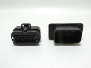 Conjunto Conector Tyco Fêmea + Macho 23 Posições Amp Seal Plug Conjunto Conector Tyco Fêmea + Macho 23 Posições Amp Seal Plug