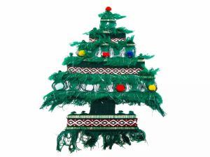 Enfeite De Natal Para Porta - Árvore 60 Cm Enfeite De Natal Para Porta - Árvore 60 Cm