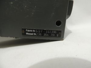 Válvula De Controle De Fluxo Wessel Hydraulik 236 364 711 9 (Produto Usado) Válvula De Controle De Fluxo Wessel Hydraulik 236 364 711 9 (Produto Usado)