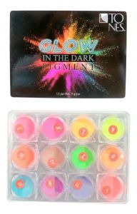 Kit 12 Pó Neon Unhas Brilha No Escuro Glow In The Dark Tones Kit 12 Pó Neon Unhas Brilha No Escuro Glow In The Dark Tones