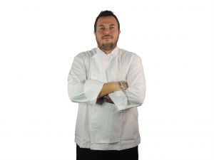 Dólmã Chef de Cozinha Bragard Branco Julius Manga Longa c/ Bolso Dólmã Chef de Cozinha Bragard Branco Julius Manga Longa c/ Bolso
