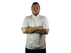 Dólmã Chef de Cozinha Bragard Branco Grand Chef Manga Curta sem Bolso Dólmã Chef de Cozinha Bragard Branco Grand Chef Manga Curta sem Bolso