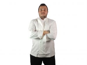Dólmã Chef de Cozinha Bragard Branco Grand Chef Manga Longa sem Bolso Dólmã Chef de Cozinha Bragard Branco Grand Chef Manga Longa sem Bolso
