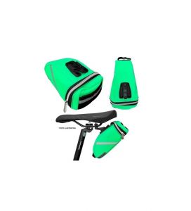 Bolsa de Selim Nylon Porta Objetos Ferramentas Acessórios Verde Bolsa de Selim Nylon Porta Objetos Ferramentas Acessórios Verde
