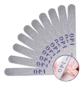 Kit 10 Lixas Reta Opi 100/180 Para Unhas Gel Vidro Porcelana Kit 10 Lixas Reta Opi 100/180 Para Unhas Gel Vidro Porcelana