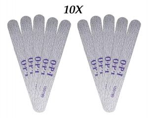 Kit 10 Lixas Reta Opi 100/180 Para Unhas Gel Vidro Porcelana Kit 10 Lixas Reta Opi 100/180 Para Unhas Gel Vidro Porcelana