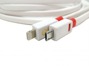 Cabo Usb Carregador/Transferência De Dados Branco Cabo Usb Carregador/Transferência De Dados Branco