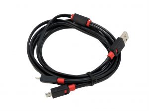 Cabo Usb Carregador/Transferência De Dados Preto Cabo Usb Carregador/Transferência De Dados Preto