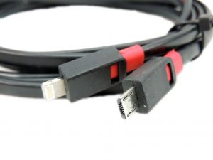 Cabo Usb Carregador/Transferência De Dados Preto Cabo Usb Carregador/Transferência De Dados Preto
