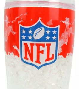 Copo Taça Chopp Pilsner NFL Vermelho Gel Congelante 450ML Copo Taça Chopp Pilsner NFL Vermelho Gel Congelante 450ML