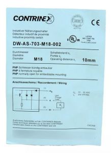 Sensor Indutivo Blindado Contrinex Dw-as-703-m18-002 Sensor Indutivo Blindado Contrinex Dw-as-703-m18-002