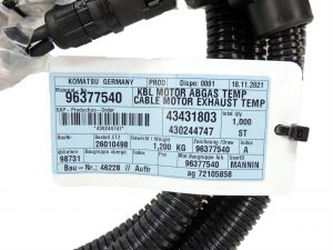 Cabo De Chicote KBL Temperatura De Escape Do Motor Komatsu 96377540 Cabo De Chicote KBL Temperatura De Escape Do Motor Komatsu 96377540
