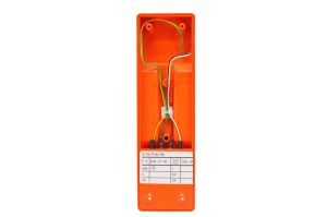 Base Laranja para Botão de Emergência Industrial IP65 Caixa de Ligação Elétrica Base Laranja para Botão de Emergência Industrial IP65 Caixa de Ligação Elétrica
