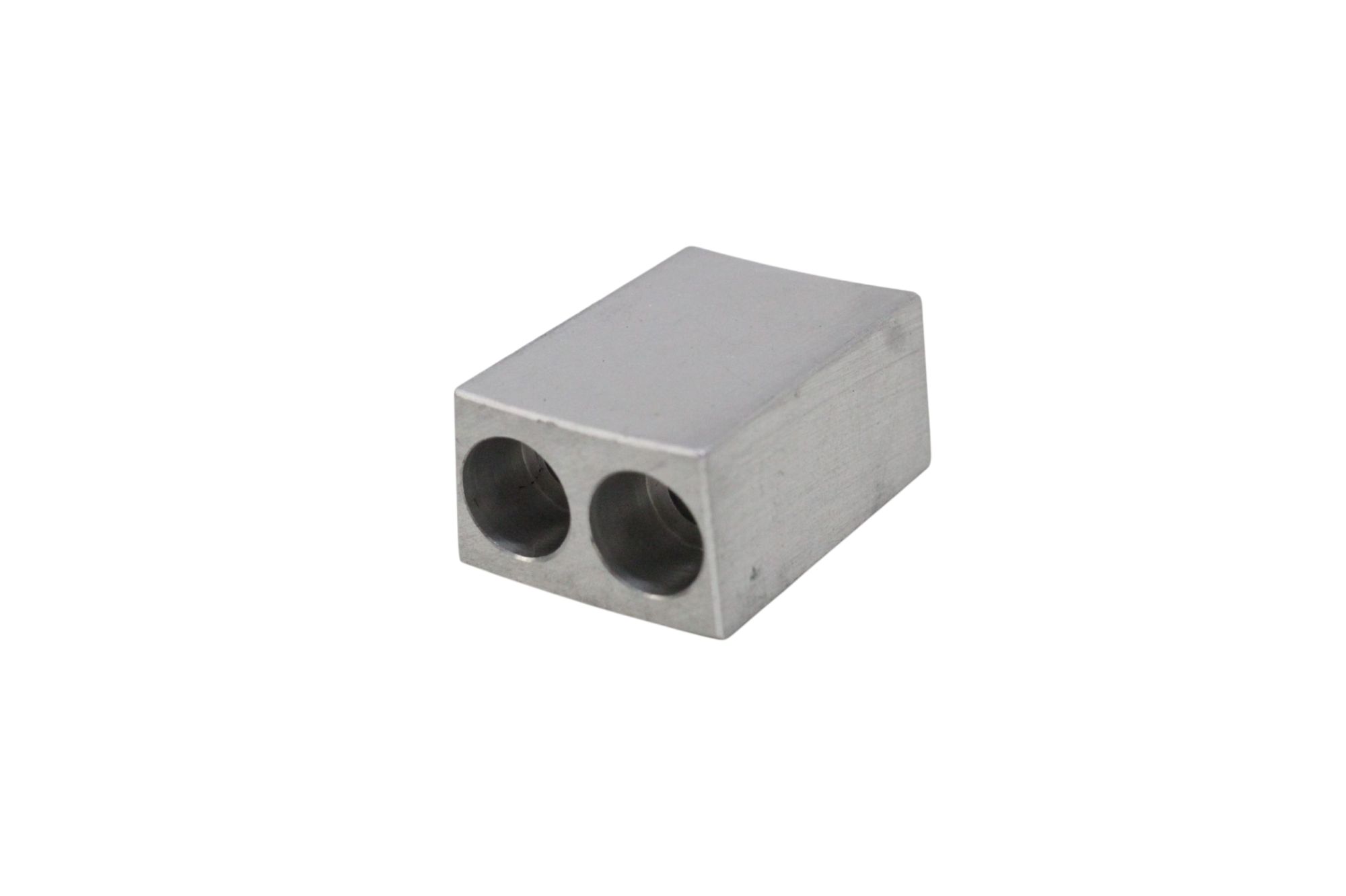 Bloco Conector Retangular Duplo Usinado Alumínio PE Global Bloco Conector Retangular Duplo Usinado Alumínio PE Global