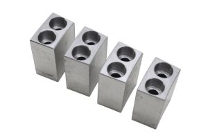 Bloco Conector Retangular Duplo Usinado Alumínio PE Global Bloco Conector Retangular Duplo Usinado Alumínio PE Global