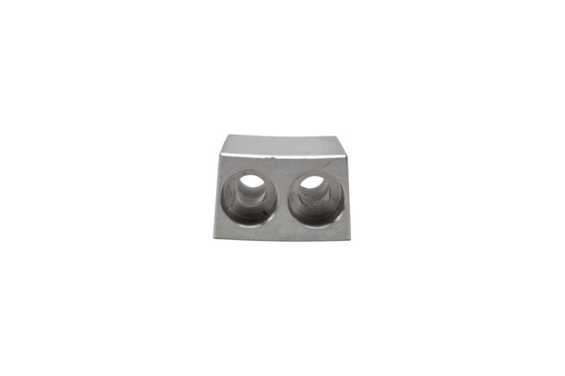 Bloco Conector Retangular Duplo Usinado Alumínio PE Global Bloco Conector Retangular Duplo Usinado Alumínio PE Global