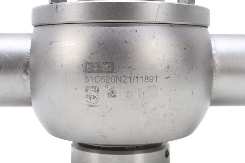 Válvula Sanitária APV SPX 51C520N21 EHEDG Aço Inox 316L Válvula Sanitária APV SPX 51C520N21 EHEDG Aço Inox 316L