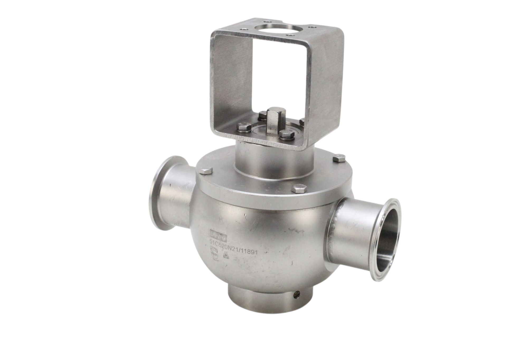 Válvula Sanitária APV SPX 51C520N21 EHEDG Aço Inox 316L Válvula Sanitária APV SPX 51C520N21 EHEDG Aço Inox 316L