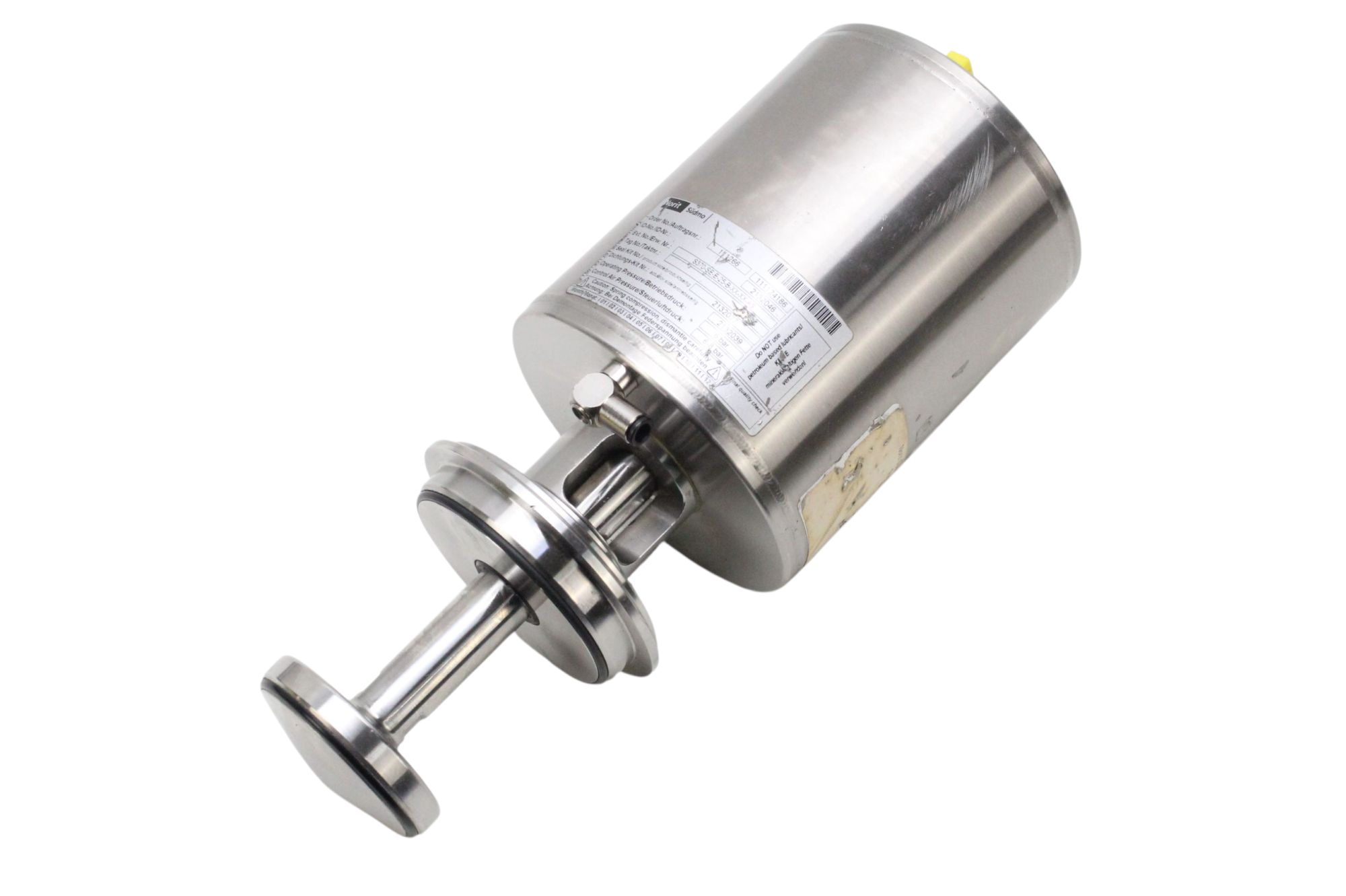 Válvula Pneumática Sanitária Norit Südmo S370 Inox 2 1/2 Válvula Pneumática Sanitária Norit Südmo S370 Inox 2 1/2