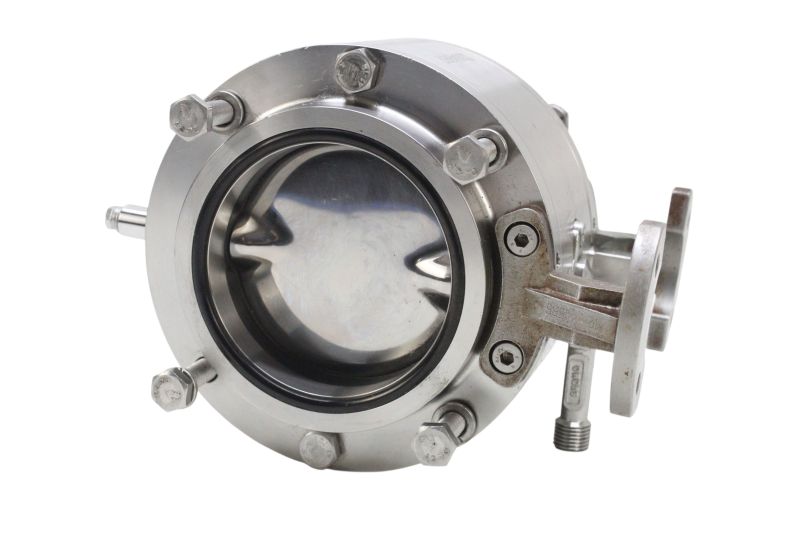 Válvula Borboleta Sanitária Inox 1.4404 DN80 PN10 EPDM Acabamento Espelhado Válvula Borboleta Sanitária Inox 1.4404 DN80 PN10 EPDM Acabamento Espelhado