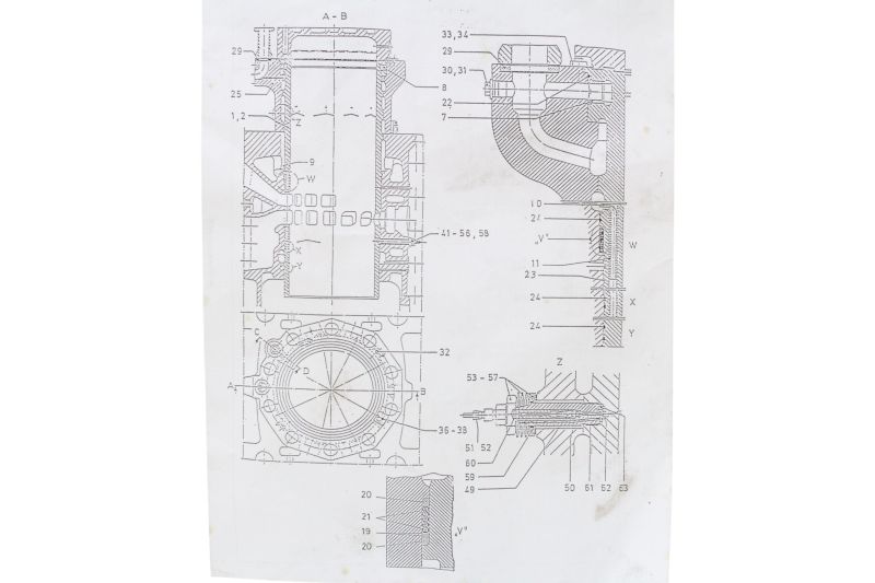 Kit de Vedação MAN B&W Diesel KSZ 70/150 050.05.CPL Original Náutico/Industrial Kit de Vedação MAN B&W Diesel KSZ 70/150 050.05.CPL Original Náutico/Industrial