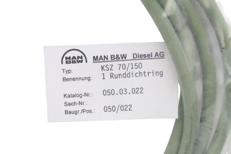 Kit de Vedação MAN B&W Diesel KSZ 70/150 050.05.CPL Original Náutico/Industrial Kit de Vedação MAN B&W Diesel KSZ 70/150 050.05.CPL Original Náutico/Industrial