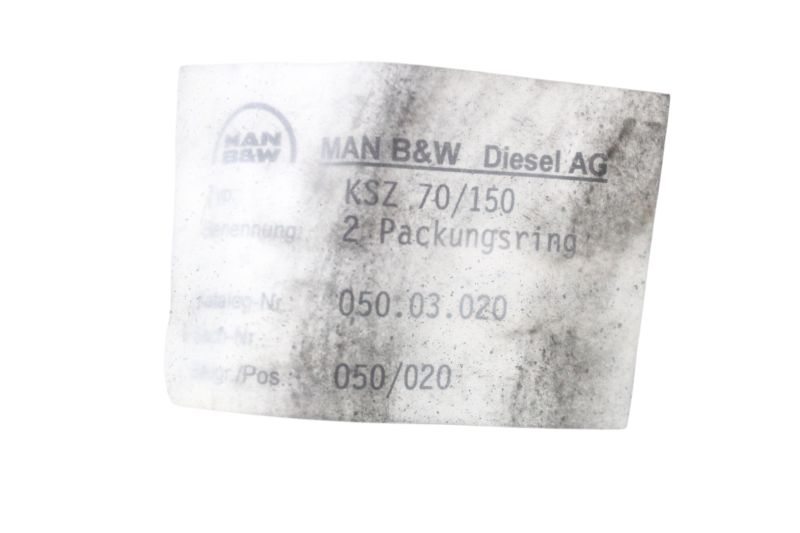 Kit de Vedação MAN B&W Diesel KSZ 70/150 050.05.CPL Original Náutico/Industrial Kit de Vedação MAN B&W Diesel KSZ 70/150 050.05.CPL Original Náutico/Industrial