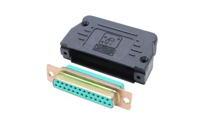 Kit Conector Fêmea Positronic 25 Pinos Completo RD25F10JVL0 Kit Conector Fêmea Positronic 25 Pinos Completo RD25F10JVL0