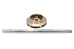 Eixo Naniwa Pump 56 mm  1,09 m Inox Com Turbina Impelidor B4-11-0044