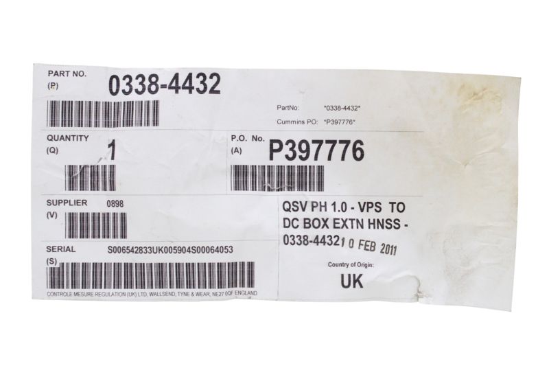 Kit 2 Chicotes Elétricos Cummins 0338-4431 e 0338-4432 CMR UK LTD Kit 2 Chicotes Elétricos Cummins 0338-4431 e 0338-4432 CMR UK LTD
