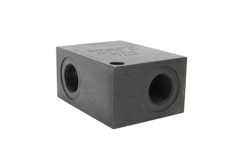 Válvula Hidráulica Solenóide 24V Sun Hydraulics A412 G01 Cartucho + Bloco Manifold Válvula Hidráulica Solenóide 24V Sun Hydraulics A412 G01 Cartucho + Bloco Manifold