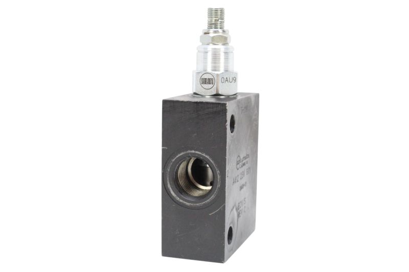 Válvula Hidráulica Solenóide 24V Sun Hydraulics A412 G01 Cartucho + Bloco Manifold Válvula Hidráulica Solenóide 24V Sun Hydraulics A412 G01 Cartucho + Bloco Manifold