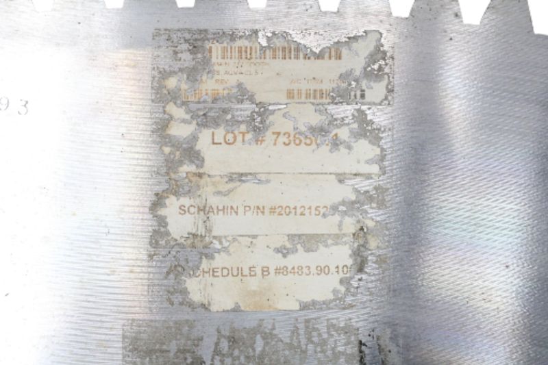 Coroa Dentada Em Aço Inox Offshore / Guindaste Marítimo Schahin P/N 2012152 AGMA Class 5 Coroa Dentada Em Aço Inox Offshore / Guindaste Marítimo Schahin P/N 2012152 AGMA Class 5