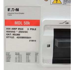 Disjuntor Termomagn�tico Eaton Mdl3800 800a 3p Caixa Moldada