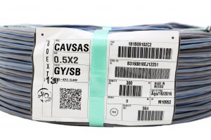 Rolo de Fio Cavsas 0,2x2 gy/sb 181B09102C2 300 Metros 9 Kg Rolo de Fio Cavsas 0,2x2 gy/sb 181B09102C2 300 Metros 9 Kg