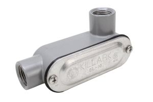 Conduíte de Alumínio Killark OLR-1 Com Tampa OL-10 Conduíte de Alumínio Killark OLR-1 Com Tampa OL-10