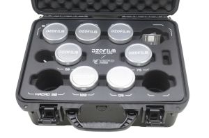 Kit com 7 Lentes DZOFILM Vespid Prime Silver PL Mount Completo com Case e Adaptadores Kit com 7 Lentes DZOFILM Vespid Prime Silver PL Mount Completo com Case e Adaptadores