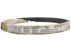 Conjunto com 4 Anéis Man PCH150615-MAN-AL 35MC-C Conjunto com 4 Anéis Man PCH150615-MAN-AL 35MC-C