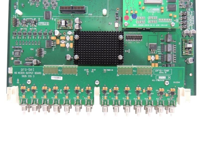 Placa Pro-Bel HD Mixer Keyer 3030 I3 + Pro-Bel HD Mixer Output Board 3026 ISS3 - 2 Processadores Placa Pro-Bel HD Mixer Keyer 3030 I3 + Pro-Bel HD Mixer Output Board 3026 ISS3 - 2 Processadores