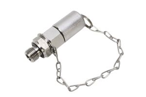 Terminal de Teste Hidráulico / Pneumático com Válvula Schrader + Tampa de Proteção Terminal de Teste Hidráulico / Pneumático com Válvula Schrader + Tampa de Proteção