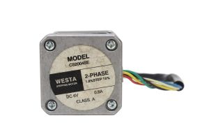 Motor de Passo Westa Bifásico 6V DC 0.8 A MOD. 3 CS2004SE Motor de Passo Westa Bifásico 6V DC 0.8 A MOD. 3 CS2004SE