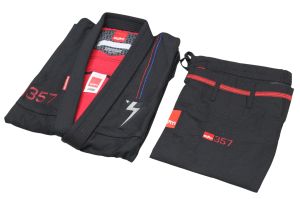 Kimono Jiu Jitsu Storm Stealth T357 - Adulto Preto A2