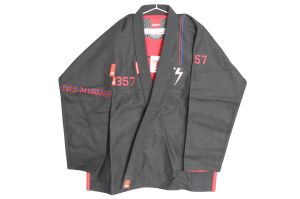 Kimono Jiu Jitsu Storm Stealth T357 - Adulto Preto A2