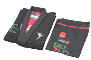Kimono Jiu-Jitsu Storm Stealth Bolo - Adulto Preto A2Kimono Jiu-Jitsu Storm Stealth Bolo - Adulto Preto A2