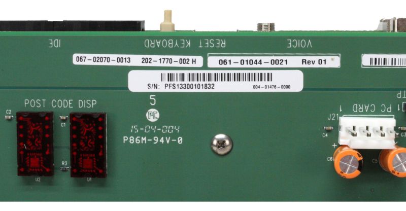 Placa Combinada Alcon 061-01044-0021 / 060-00512-0002 Placa Combinada Alcon 061-01044-0021 / 060-00512-0002