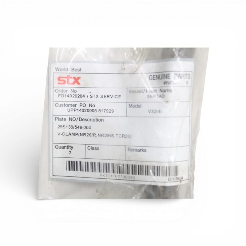 Peças Náuticas STX Motor V32/40 Fixação, Vedação, Rolamentos e Componentes Mecânicos Peças Náuticas STX Motor V32/40 Fixação, Vedação, Rolamentos e Componentes Mecânicos