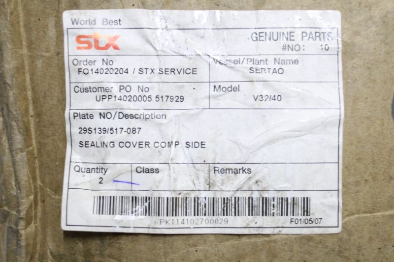 Peças Náuticas STX Motor V32/40 Fixação, Vedação, Rolamentos e Componentes Mecânicos Peças Náuticas STX Motor V32/40 Fixação, Vedação, Rolamentos e Componentes Mecânicos