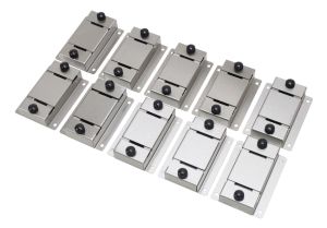 Lote Suportes Met�licos Ajust�veis Para Dispenser/Dosador de Parede